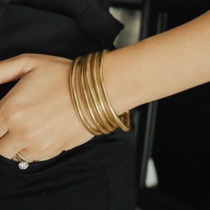 Carly Jean Los Angeles Gold Bracelet Set